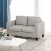 Furinno Bayonne Modern Upholstered Loveseat - Thumbnail Image 6