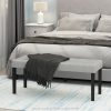 Furinno Laval Button Tufted Ottoman Bench - Thumbnail Image 5