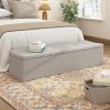 Furinno Laval Single Row Tufted Storage Ottoman Bench - Thumbnail Image 6