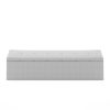 Furinno Laval Single Row Tufted Storage Ottoman Bench - Thumbnail Image 3