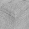 Furinno Laval Button Tufted Storage Ottoman Bench - Thumbnail Image 8