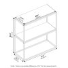 Furinno Moretti Modern Lifestyle Wide Stackable Shelf - Thumbnail Image 2