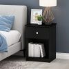 Furinno Lucca Nightstand with One Drawer - Thumbnail Image 6