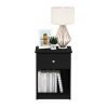 Furinno Lucca Nightstand with One Drawer - Thumbnail Image 5