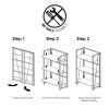 Furinno Riau No Tool Metal Frame Bookcase - Thumbnail Image 7