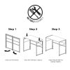 Furinno Riau No Tool Metal Frame Computer Desk - Thumbnail Image 7