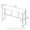 Furinno Riau No Tool Metal Frame Console Table - Thumbnail Image 2