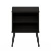 Furinno Claude Mid Century Style End Table with Wood Legs - Thumbnail Image 3