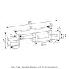 Furinno Turn-N-Tube Grand Entertainment Center for TV up to 60 Inch - Thumbnail Image 2