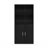 Furinno Pasir Storage Cabinet with 2 Open Shelves and 2 Doors - Thumbnail Image 3
