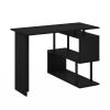 Furinno Moore L-Shape Computer Desk with 3-Tier Shelves - Thumbnail Image 3