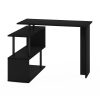 Furinno Moore L-Shape Computer Desk with 3-Tier Shelves - Thumbnail Image 5