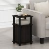 Furinno Just 3-Tier End Table with Door - Thumbnail Image 8