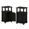 Furinno Just 3-Tier End Table with Door, Set of 2 - Thumbnail Image 3
