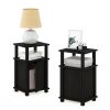 Furinno Just 3-Tier End Table with Door, Set of 2 - Thumbnail Image 5