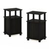Furinno Just 3-Tier End Table with Door, Set of 2 - Thumbnail Image 6