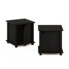 Furinno Simplistic End Table with Storage, Set of 2 - Thumbnail Image 1