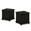 Furinno Simplistic End Table with Storage, Set of 2 - Thumbnail Image 7
