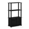 Furinno Go Green 4-Tier Multipurpose Display Shelf with Door - Thumbnail Image 1