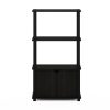 Furinno Go Green 4-Tier Multipurpose Display Shelf with Door - Thumbnail Image 3