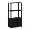Furinno Go Green 4-Tier Multipurpose Display Shelf with Door - Thumbnail Image 5