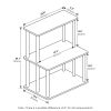 Furinno Turn-N-Tube 3-Tier Toolless Kitchen Storage Shelf - Thumbnail Image 2