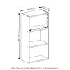 Furinno Luder 3-Tier Open Shelf Bookcase - Thumbnail Image 2