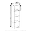 Furinno Pasir 4-Tier Open Shelf Bookcase - Thumbnail Image 2
