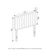 Furinno Roanne Upholstered Tufted Headboard - Thumbnail Image 2