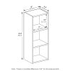 Furinno Pasir 3-Tier No Tool Assembly Open Shelf Bookcase - Thumbnail Image 2
