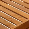 Furinno Tioman Outdoor Hardwood Malo Sun Lounger with Tray - Thumbnail Image 7