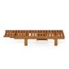 Furinno Tioman Outdoor Hardwood Malo Sun Lounger with Tray - Thumbnail Image 6