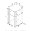 Furinno Just 3-Tier Turn-N-Tube End Table, 2-Pack - Thumbnail Image 2