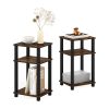 Furinno Just 3-Tier Turn-N-Tube End Table, 2-Pack - Thumbnail Image 4