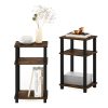 Furinno Just 3-Tier Turn-N-Tube End Table, 2-Pack - Thumbnail Image 5