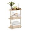 Furinno Turn-N-Tube No Tools 3-Tier Modern Oval Side Display Rack - Thumbnail Image 4