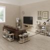 Furinno Turn-N-Tube No Tools Modern Rectangle Side Table - Thumbnail Image 7