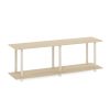 Furinno Turn-N-Tube No Tools Modern Rectangle Side Table - Thumbnail Image 1