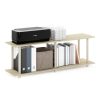 Furinno Turn-N-Tube No Tools Modern Rectangle Side Table - Thumbnail Image 4