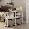 Furinno Turn-N-Tube No Tools 3-Tier Modern Rectangle Side Display Rack - Thumbnail Image 6