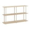 Furinno Turn-N-Tube No Tools 3-Tier Modern Rectangle Side Display Rack - Thumbnail Image 1