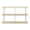 Furinno Turn-N-Tube No Tools 3-Tier Modern Rectangle Side Display Rack - Thumbnail Image 3