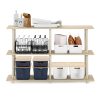 Furinno Turn-N-Tube No Tools 3-Tier Modern Rectangle Side Display Rack - Thumbnail Image 5