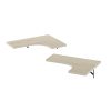 Furinno Rossi Wall Mounted Corner L-Shape Floating Display Shelves, Set of 2 - Thumbnail Image 1