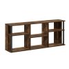 Furinno Classic TV Stand with Plastic Poles for TV up to 65-Inch - Thumbnail Image 1