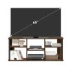 Furinno Classic TV Stand with Plastic Poles for TV up to 65-Inch - Thumbnail Image 5
