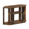 Furinno Classic TV Stand with Plastic Poles for TV up to 43-Inch - Thumbnail Image 1