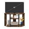 Furinno Classic TV Stand with Plastic Poles for TV up to 43-Inch - Thumbnail Image 5