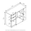 Furinno JAYA Modern Computer Study Desk - Thumbnail Image 2