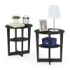 Furinno JAYA Oval End Table - Thumbnail Image 4